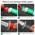 Olk SMD Flux Pcb Repair Soldering Flux No-Clean Solder Paste Welding Advanced Oil Flux For Welding Grease 10cc Soldering Repair