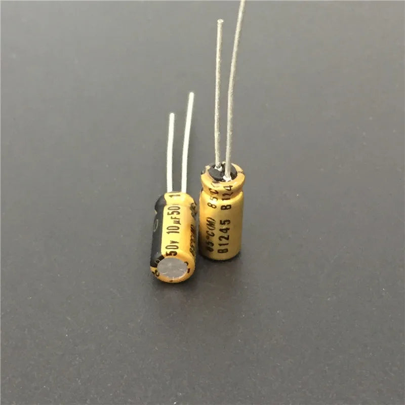 10pcs 10uF 50V NICHICON FG(Fine Gold) 5x11mm 50V10uF Top Grade Audio Capacitor