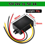 12v 24v to 5v DC-DC Step Down Converter 8-40V Buck 5V Voltage 1A 2A 3A 4A 5A 8A 10A Module Power Supply Adapter for Car LED CE