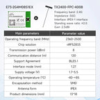 nRF52840 nRF52833 Zigbee BLE5.1/5.0 Wireless Module CDEBYTE BLE Mesh Low Power Consumption Small Size SMD BLE Module