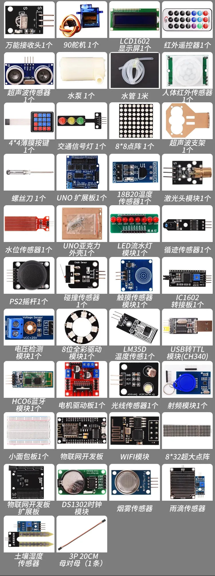Arduino UNO R3 Starter Kit - Scratch Programming STEM Learning DIY Electronics Development Board Compatible with Arduino IDE for