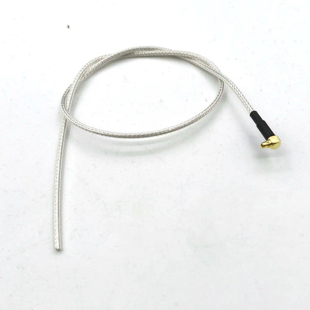 White Cable RG316 for MMCX Male Plug Pigtail Adapter