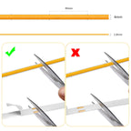 Super Thin 5mm COB LED Strip 1m 2m 3m 4m 5m High Density Flexible Neon LED Tape Ribbon For Home Room Decor TV Backlight Lighting