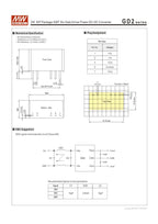 GD2 2W MEAN WELL SIP Package IGBT Sic Gate Driver Power DC-DC Converter GD2-12 GD2-15 GD2-24 19mA 35mA 43mA