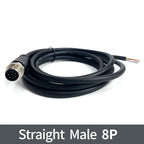 2Meters M12 sensor connector waterproof cable plug Male&Female 4 5 8 12Pin PVC Integrated injection molding M12 connectors