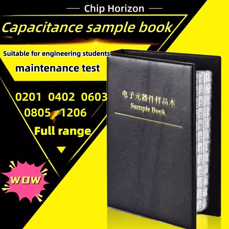 Capacitors Kit SMD Capacitor Sample Book 0201 0402 0603 0805 1206 Assortment Pack 80/90/92values DIY 25 50 pcs