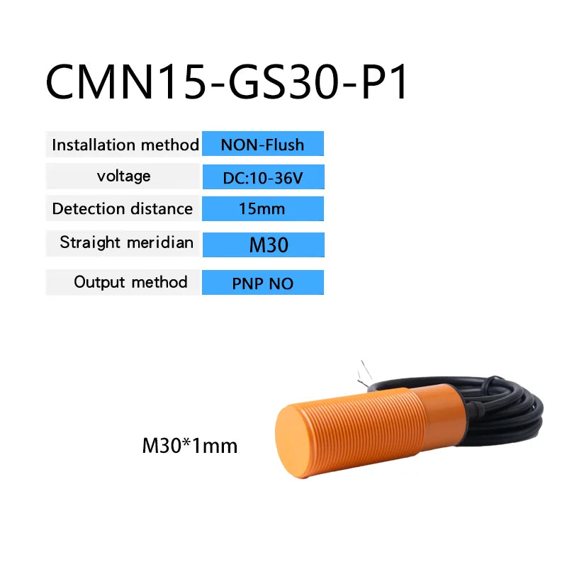 Feed Sensor M30 12-24VDC/20-250VAC Capacitive Proximity Sensor DC 3-WIRE AC 2-WIRE Switch Sensor