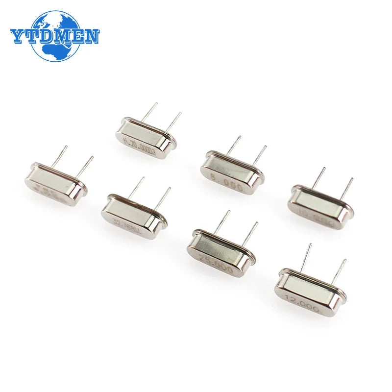 35-200pcs Crystal Oscillator Electronic Kit HC-49S DIP/SMD Ceramic Quartz Resonator Hc-49 Set 4Mhz 6Mhz 8Mhz 12Mhz 16Mhz 20Mhz