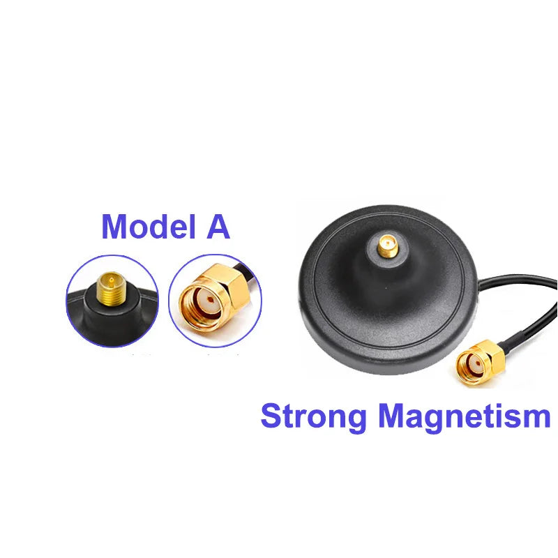 WiFi Antenna Extension Pure Copper RG174 Cable 6cm Magnetic Base GSM GPRS 3G 4G 5G Antenna  for Router Wireless Network Card