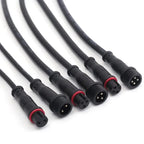 M12 IP67 Waterproof Connector Cable 2/3/4 Pin Male Female Plug with PVC Wire for Car LED Light Motorcycle Modification Accessory