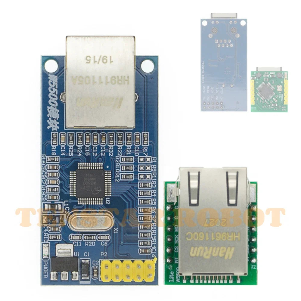 W5500 Ethernet Shield LAN Network Module Support TCP/IP 51/ STM32 Microcontroller Program With 32k Bytes SPI 3.3V/5V Over W5100