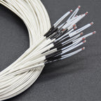 5PCS 3D Printer Thermistor NTC 3950 100K ohm Temperature Sensor Cable For CR10 Ender 3/Ender 3 Pro/Ender 3 Neo/Ender 3 Max