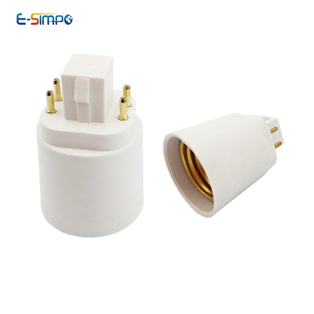 2pcs Gu10 E12 E17 E14 E26 E27 B22 G24D G23 GX24Q GU24 T5 T8 E40 Fireproof LED lamp Holder Converter Light Bulb Socket Adapter