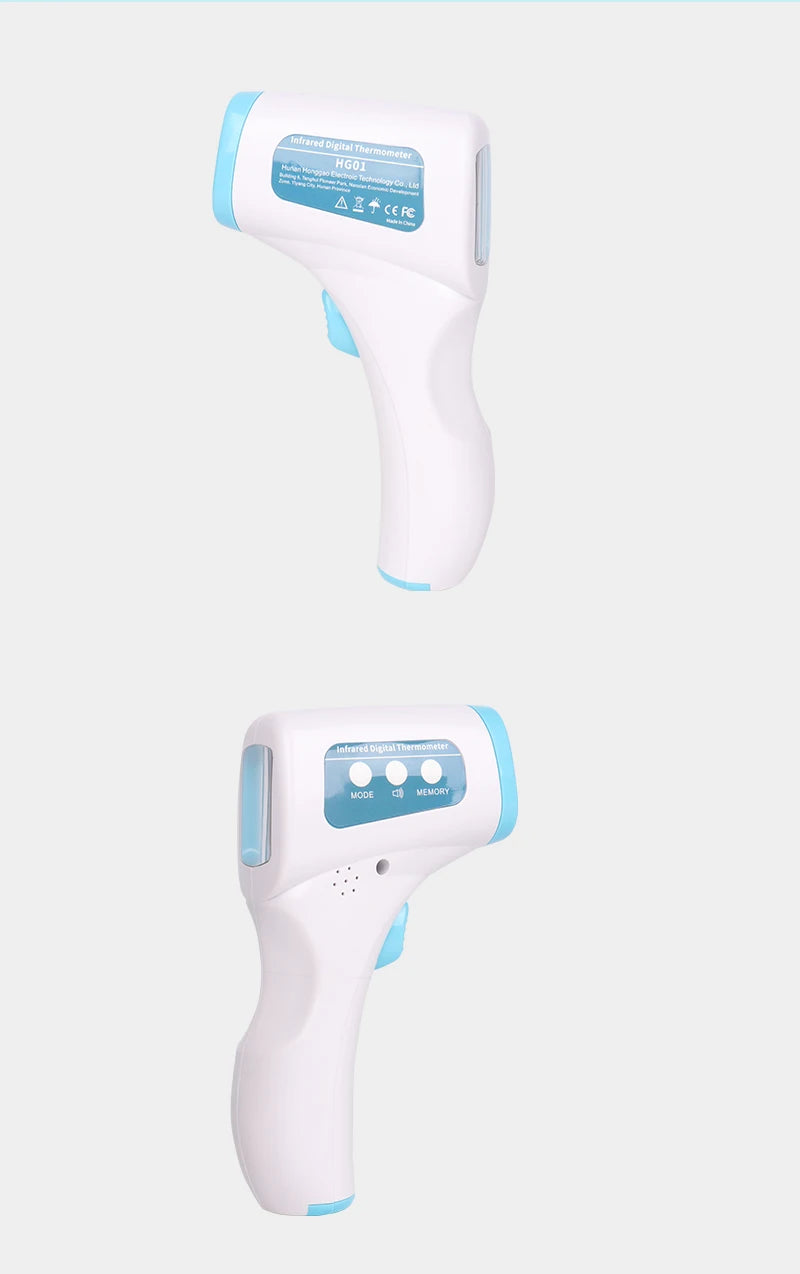 Multifunction Thermometer Three-color Backlit Display Forehead Thermometer Digital Display Infrared Alarm Human Body Thermometer