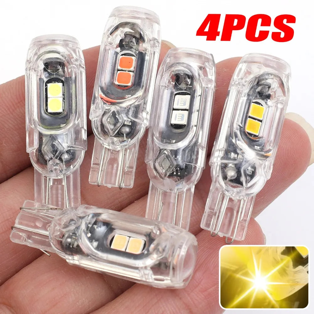 T10 Car Strobe Light 3030 5SMD High Brightness Motorcycle LED Flashing License Plate Light 5W5 Infinite Decoding Clearance Lamp