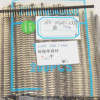 10pcs 2.54mm 1X40P L7.5/11.4-40mm Long Single Row Straight Stackable Wire Jumper Brass Goldplated PCB Connector Male Pin Header