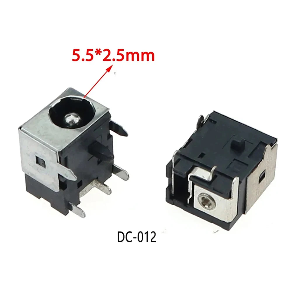 10PCS DC Power Sockets 5521 5525 5.5 X 1.65 / 2.1 / 2.5 mm DC036 DC044 DC044A DC044B DC044C 3-pin 5-pin 6-pin For Laptop DC