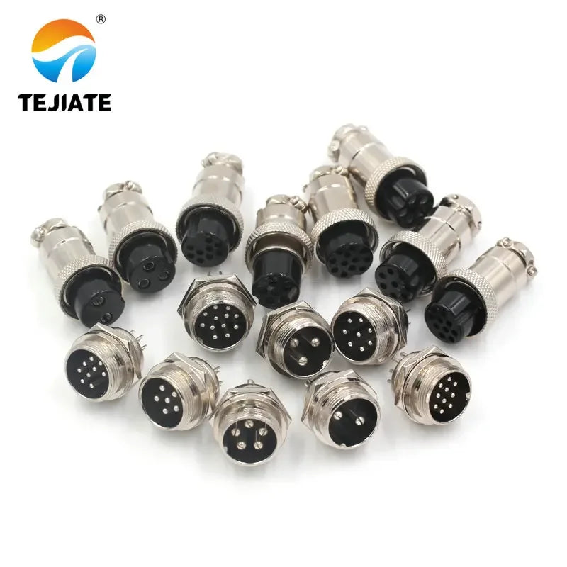 20mm Aviation Plug Connector and Socket GX20 2/3/4/5/6/7/8/9/10/12 core