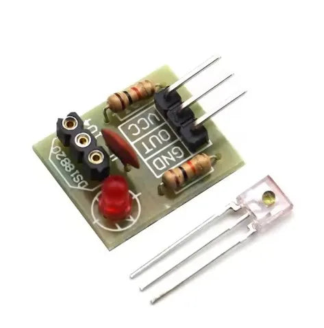 KY-008 650nm Laser Transmitter Module with Laser Sensor Module Non-Modulator Tube Laser Receiver Module Kit for Arduino