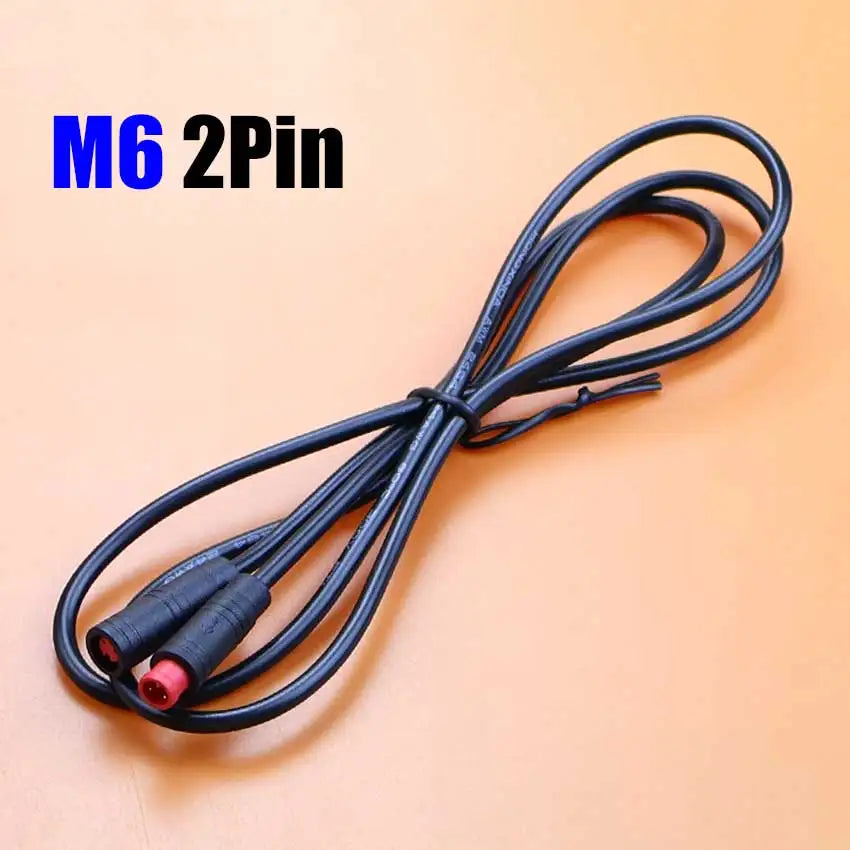 1pcs M6 M8 Waterproof Wire Aviation Plug Connector 2 3 4 5 6 Pin Core Male to Female Electric Butt Adapter Cable Extension Cord