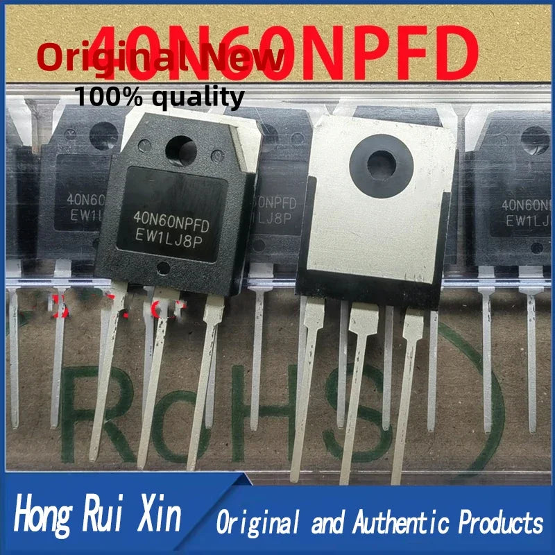 10PCS - 50PCS Lot 100% Real Original New 40N60 40N60NPFD TO-3P SGT40N60NPFD IGBT 40A 600V Transistor Mosfet In Stock