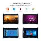 7inch RC070N IPS Raspberry Pi Monitor 7" Touch Display 1024×600 monitor with 9 OSD Languages