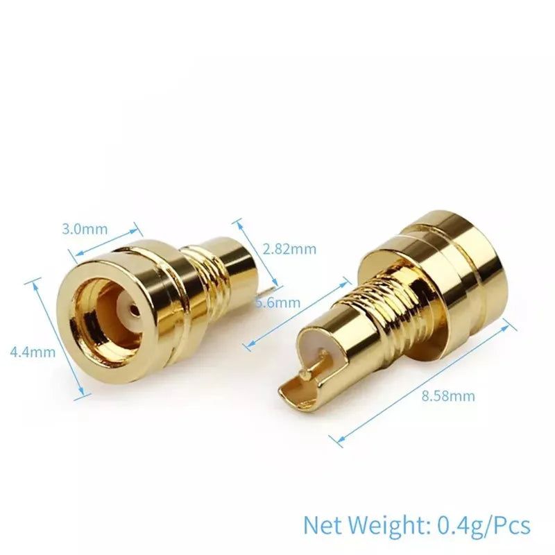 10pcs MMCX Connector Female PCB Mount Pin Speaker Terminal Consumer Electronics DIY IE800 Earphones Headphone Plug Audio Jack