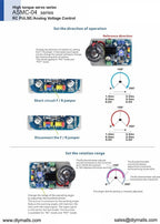 High Torque Servo ASMC-05A 110kg.cm /ASMC-05B 180kg.cm Robot Servo Motor Replace ASMC-04A ASMC-04AB / Arm Plate / PCB Controller