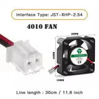 3010 4010 5010 3D Printer Cooling Fan, 12V 24V 5V 2Pin Low Noise, for Ender 3-Style J-Head Heatsink