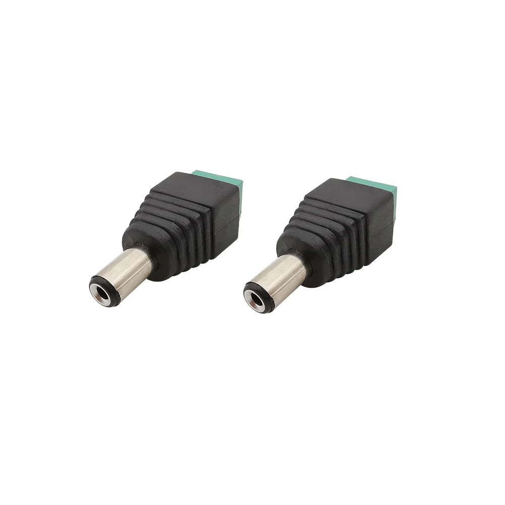 5/10Pcs 5.5 x 2.1mm 5.5 x 2.5mm DC Power Male Female Plug Jack Connector Adapter For 3528 5050 LED Strip Light Camera