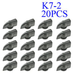 1-20PCS K7-1  K7-2 hole 6mm  Chicken beaks Band switch knob potentiometer knob Bakelite knob cap