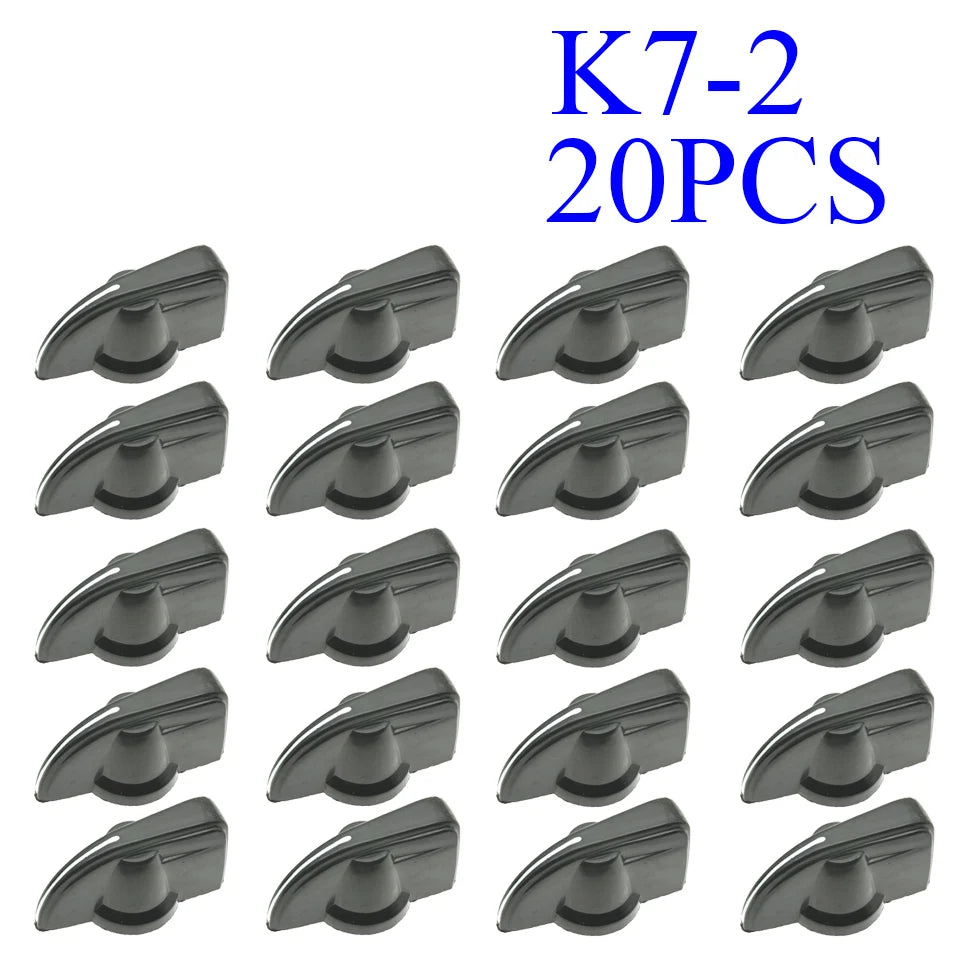  1-20PCS K7-1  K7-2 hole 6mm  Chicken beaks Band switch knob potentiometer knob Bakelite knob cap