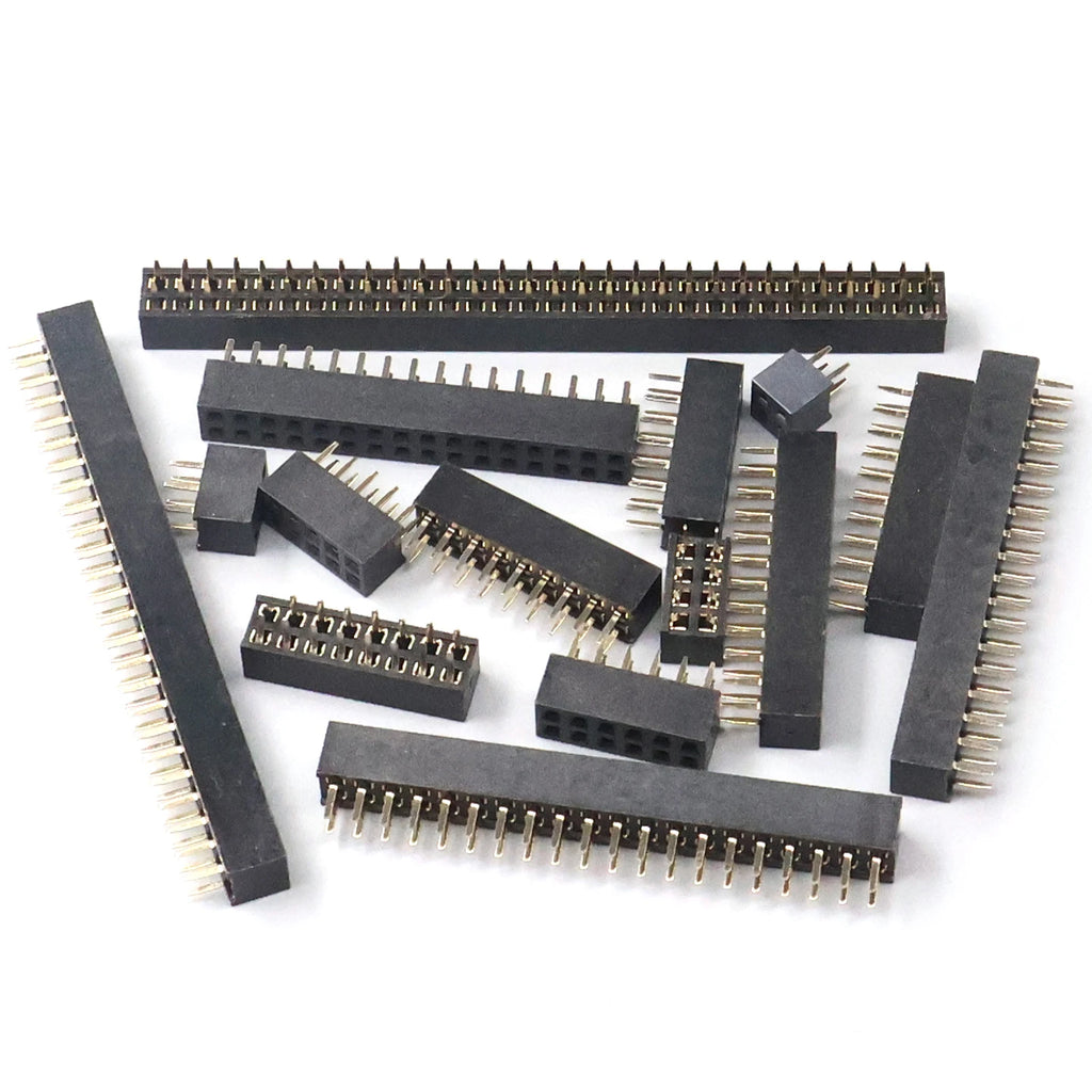 2.0mm Double  Row Female 2x2/3/4/5/6/7/8/10/20/40 Pin Pin Header Connector 2mm Pitch Strip For Arduino PCB