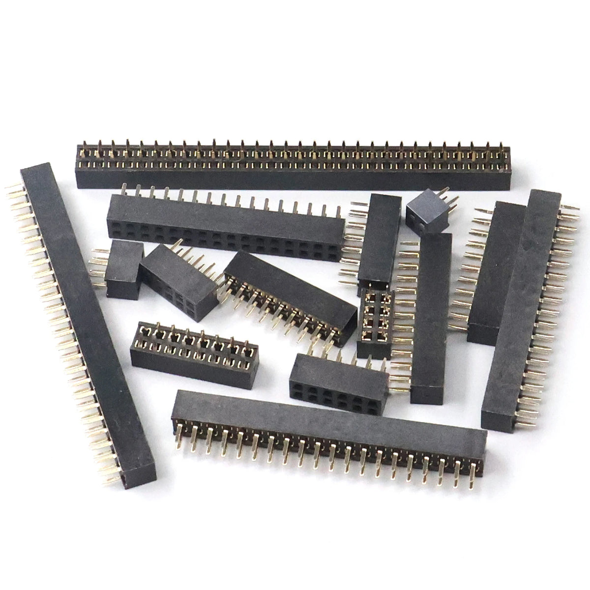 2.0mm Double  Row Female 2x2/3/4/5/6/7/8/10/20/40 Pin Pin Header Connector 2mm Pitch Strip For Arduino PCB