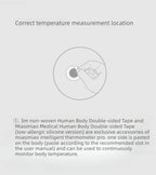 Miaomiaoce Digital Baby Smart Thermometer Clinical Thermometer High-precision Constant Monitor High Temperature Alarm