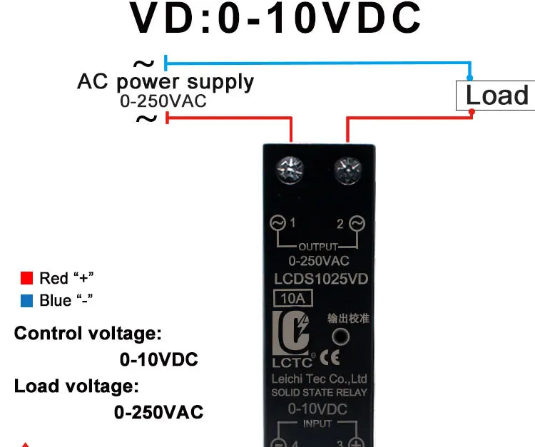 LCTC 0-10V 4-20mA 0-5V SSR Solid State Relay Voltage Regulator Single Phase Slim Relay With Radiator 10A 25A 40A 50A 60A 80A
