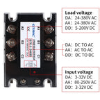 GTRIC Three-phase Solid State Relay DC Control AC AC Control AC 10A25A 40A 60A 80A 100A 120A 150A 200A 380V AC Solid State Relay