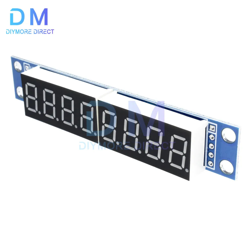 8 Digit Bit MAX7219 Digital Tube Display Module Board 7 Segment Digital LED Display for 3.3V 5V STC51/AVR/STM32