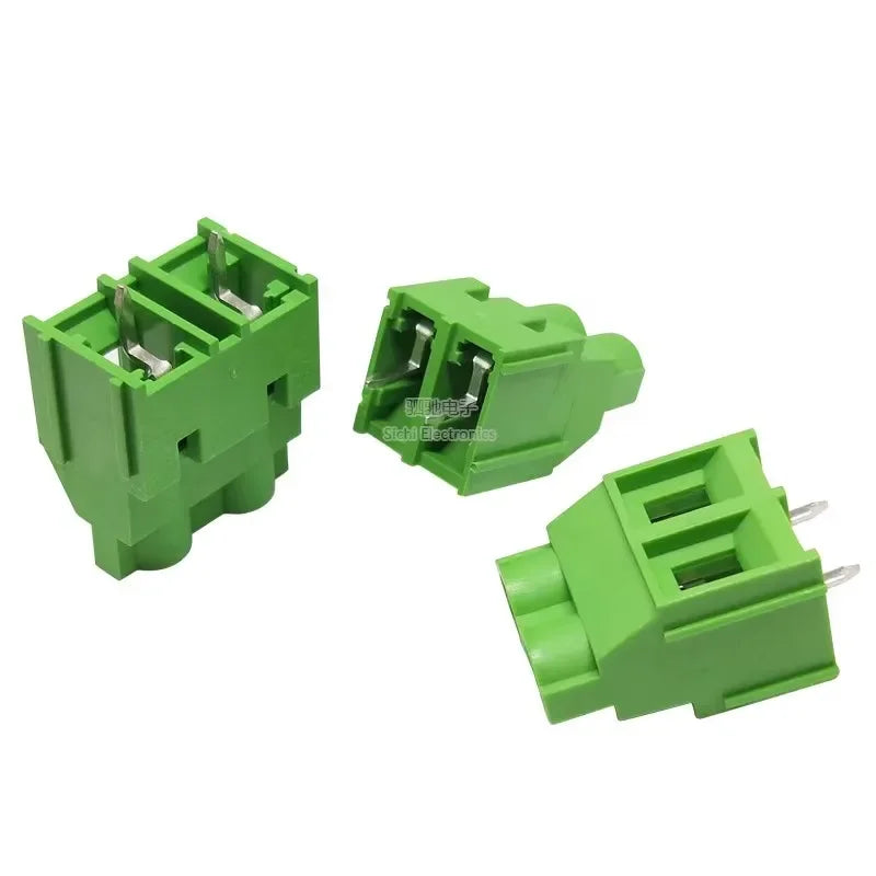 5Pcs Spacing 6.35MM 7.62MM 9.5MM Screw PCB Terminal Block Connector KF635 KF762 KF950 2Pin 3Pin 300V 30A Screw Terminal
