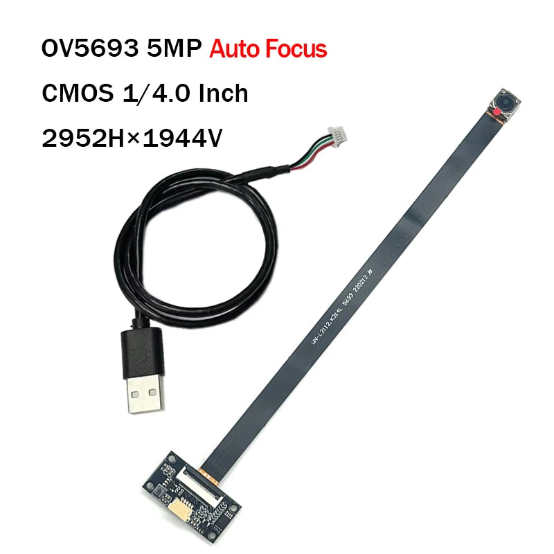5MP OV5693/12MP IMX258 CMOS 2K/4K 3840×2160 30fps AF/FF USB Camera Module Face Recognition 75 Degrees MJPEG, YUY2