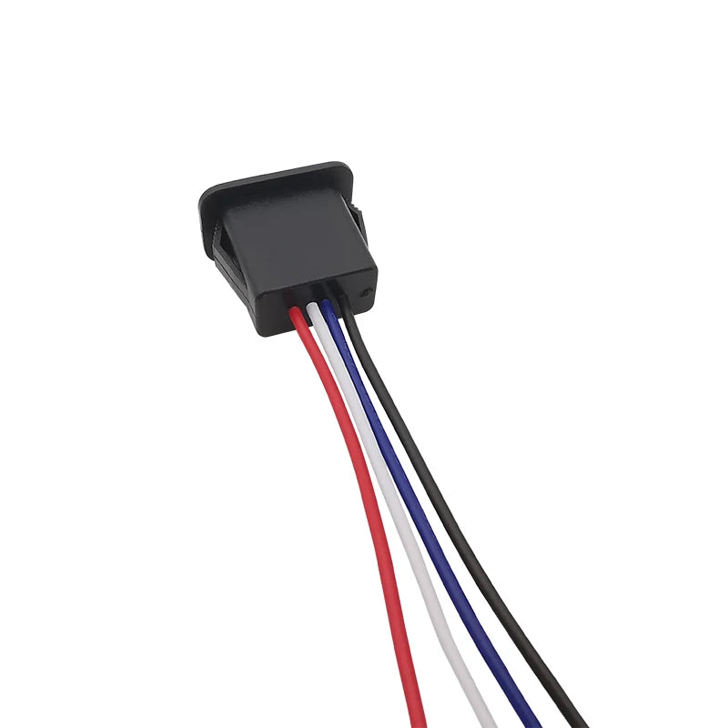 USB 2.0 Female Jack Power Socket 2P 4Pin Wire Charging Port Solder Connector DIY Repair USB Type A Interface 10CM Leads Cable