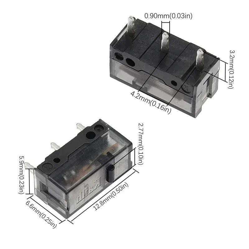 1Pcs New Kailh GM 8.0 micro switch GM8.0 Gold Contactor 80 Million Click Life Computer mouse left right Micro Swicth button