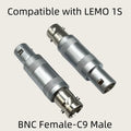 1PCS/LOT Compatible with (LEMO00) to BNC Adapter Q9 BNC-C5 C9 Ultrasonic Signal Conversion Connector Flaw Detector