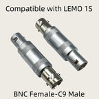1PCS/LOT Compatible with (LEMO00) to BNC Adapter Q9 BNC-C5 C9 Ultrasonic Signal Conversion Connector Flaw Detector