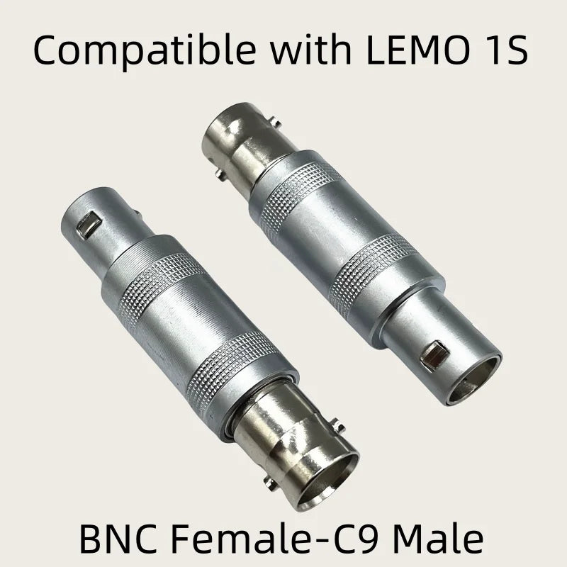 1PCS/LOT Compatible with (LEMO00) to BNC Adapter Q9 BNC-C5 C9 Ultrasonic Signal Conversion Connector Flaw Detector