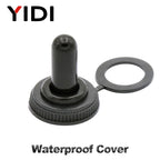 5pcs SPST DPDT 250V 15A Toggle Switch 2 3 Position Latching On-Off On-On On-Off-On E-TEN1322 1021 1122 1221 1321 Cap Waterproof