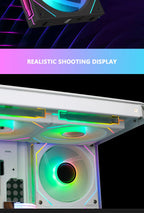JUMPEAK MX120 240mm Modular Wireless Splicing PC 120mm Case Cooling Fan ARGB Infinite Mirror Effect For Computer Water Cooler