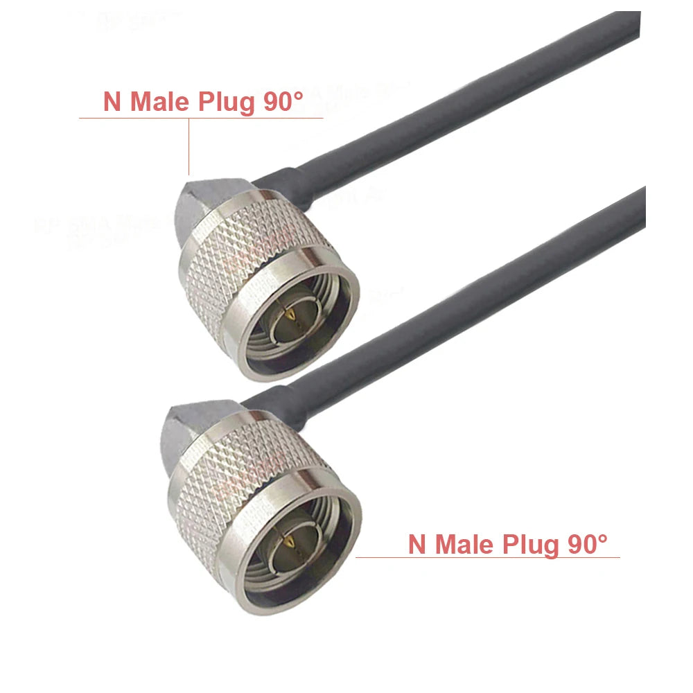 N Type Cable RG58 N Male to N Female Connector Extension Cable Low Loss RG-58 N Cable Male to Female Jumper Pigtail 15cm~30m