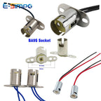 2pcs 1157 BA15D BAY15D 1156 BA15S 4pcs BA9S Auto Car Turn Signal LED Light Bulb Wire Adapter Lamp Socket Holder