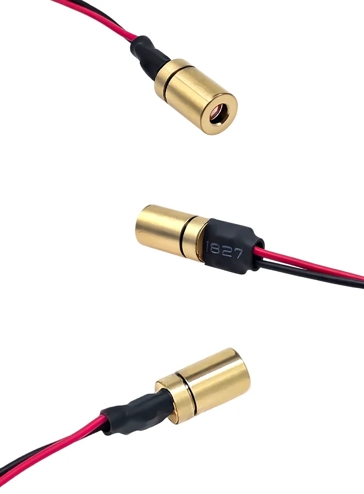 Compact Red Dot Laser Diode Module 650nm D6mm 0.5mW 1mW 5mW 10mW 3V Industrial Grade Spot Laser for Positioning Professional Use